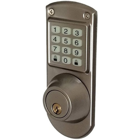 AN Electronic Pushbutton Deadbolt (SN) Wow Only $109.99