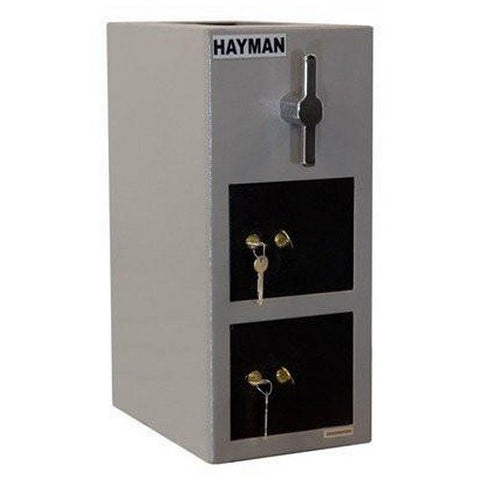 CV-H19-2-KK Double Door Dual Key Rotary Depository Safe