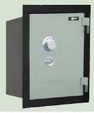 Amsec WFS149 1 Hour Fire Protected Wall Safe W/ Dial & Key