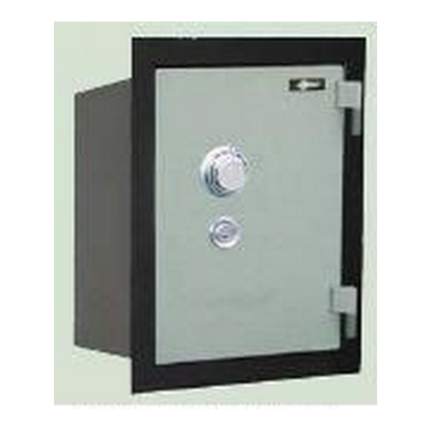 Amsec WFS149 1 Hour Fire Protected Wall Safe W/ Dial & Key