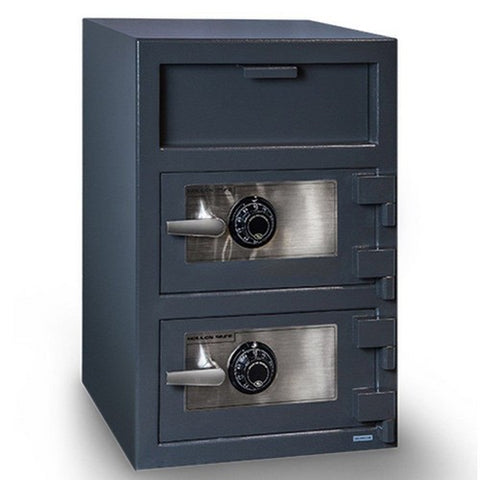 FDD-3020CC B-Rated Double Door Depository Safe W/ Combination Locks