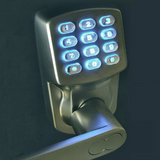 AN Electronic Keyless Door Lock Satin Nickel Finish