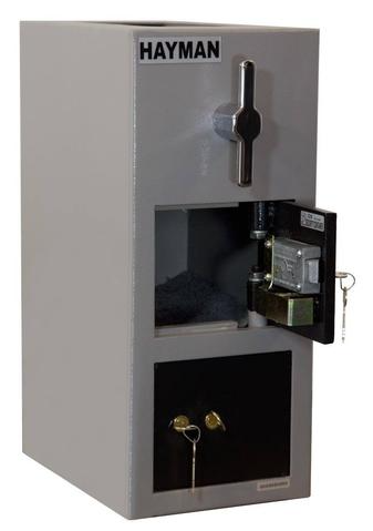 CV-H19-2-KK Double Door Dual Key Rotary Depository Safe