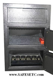 DS-3020EE Heavy Duty Electronic Dual Door Drop Safe W/Cash Drawer Storage